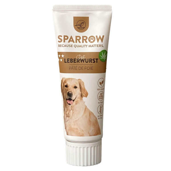 SPARROW Pet Leberwurstpaste für Hunde